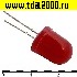 светодиод d=10мм красный 30 mCd 20