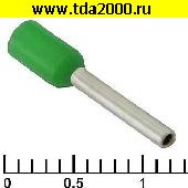 Кабельный наконечник Разъём Наконечник на кабель DN00710 green (1.2x10mm)