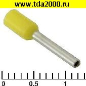 Кабельный наконечник Разъём Наконечник на кабель DN00710 yellow (1.2x10mm)