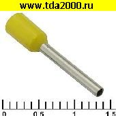 Кабельный наконечник Разъём Наконечник на кабель DN00712 yellow (1.2x12mm)