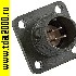 Разъём цилиндрические малогабаритный Разъём Цилиндрический малогабаритный XM14-4pinх1mm block plug