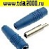 Разъём Разъём Z041 4mm Cable jack BLUE