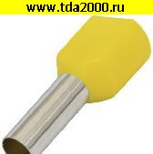 Кабельный наконечник Разъём Наконечник на кабель DTE06014 yellow (3.5x14mm)