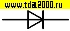 диод импортный 1N4004 (400в 1А) (выпр.) диод