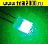 светодиод прямоугольный Светодиод прямоугольный 2х5х7мм зеленый яркий рассеянный 3.0~3.2в