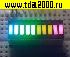 дисплей, матрица LED дисплей KYX-B10BBGYR 25х10мм