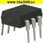 Оптроны импортные MOC3042 (M) (7.5kV 400V 60mA 0.25W, Опто симистор) dip -6 оптрон