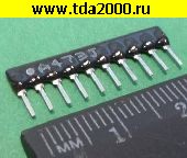 резисторная сборка НР1-4-9pin-0,125-47 кОм Сборка резисторная