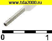 Кабельный наконечник Разъём Наконечник на кабель DN00206 white (0.75x6mm)