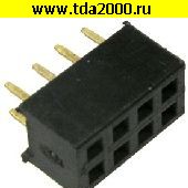 Штыри и гнезда для плат Разъём для плат 2.00мм PBD2-8 (PBD2-2x4) 2.00 mm