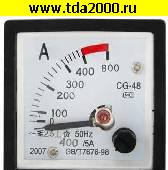 щитовой прибор Щитовой прибор переменного тока Амперметр 400/5А 50гц (48х48)