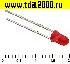 светодиод d=3мм красный 30 mCd 20