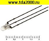 светодиод мощный Светодиод мощный 300-500mcd 2-3,4в 3 RG