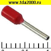 Кабельный наконечник Разъём Наконечник на кабель DN00308 red (0.8x8mm)