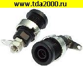 Разъём высокочастотный Z016 4mm panel jack BLACK