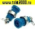 Разъём Разъём Z016 4mm panel jack BLUE