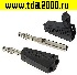 Разъём Разъём Z040 4mm Stackable Plug BLACK