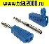 Разъём Разъём Z040 4mm Stackable Plug BLUE