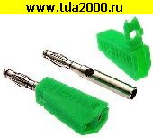 Разъём Разъём Z040 4mm Stackable Plug GREEN