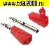 Разъём Разъём Z040 4mm Stackable Plug RED
