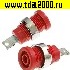 Разъём Разъём Z013 4mm panel jack RED