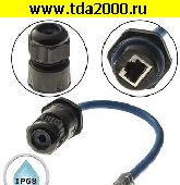 Разъём RJ-45 Разъём RJ-45 герметичный RJ45M25L25-6B