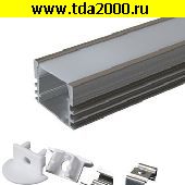 аксессуар для светодиодов Профиль для светодиодной ленты накладной алюминиевый 505-1, 1м