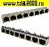 Разъём RJ-45 Разъём RJ-45 TJ9-10P8-08 LED