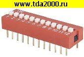 Переключатель DIP Переключатель DIP SWD1-12 (DS-12) (Вдм1-12)