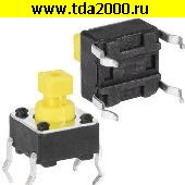 кнопка тактовая Кнопка Тактовые KAN0611-0731Y 6x6x7.3 mm тактовая