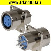 Разъём Быстроразъёмный Разъём Быстроразъемный XS12-4 (Zn) panel jack