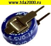 Конденсатор 0,10 Ф 5,5в SE-5R5-D104VYV3C конденсатор электролитический