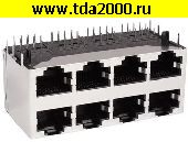 Разъём RJ-45 Разъём RJ-45 TJ9-2-10P8-04 cетевая розетка