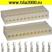 Разъём Питания низковольтный Разъём Питания низковольтный HU-12 pitch 2.54mm+Terminal
