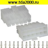 Разъём Питания низковольтный Разъём Питания низковольтный MF-2x6F +Terminal