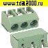 Клеммник на плату Разъём Клеммник RG126-5.0-03P терминальный блок  (колодка на плату для провода под винт)