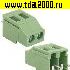 Клеммник на плату Разъём Клеммник RG129-5.0-02P терминальный блок  (колодка на плату для провода под винт)