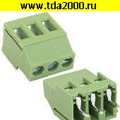 Клеммник на плату Разъём Клеммник RG129-5.0-03P терминальный блок  (колодка на плату для провода под винт)