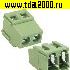 Клеммник на плату Разъём Клеммник RG500-5.0-02P терминальный блок  (колодка на плату для провода под винт)