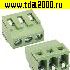 Клеммник на плату Разъём Клеммник RG500-5.0-03P терминальный блок  (колодка на плату для провода под винт)