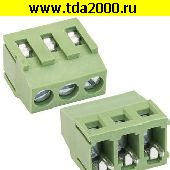 Клеммник на плату Разъём Клеммник RG500-5.0-03P терминальный блок  (колодка на плату для провода под винт)