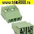 Клеммник на плату Разъём Клеммник RG950-9.5-02P терминальный блок  (колодка на плату для провода под винт)