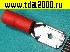 Клемма ножевая изолированная Разъём Клемма ножевая 6,3 изолированная красная MDD1.25-250 вилка