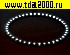 Кольцо светодиодное Ангельские глазки 1210 R 110мм красный «Ангельские глазки»(круг-подсветка фар)