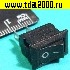Переключатель клавишный Клавишный 15х10 2pin черный KCD11A10111BB выключатель рокерный (Переключатель коромысловый)