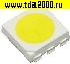 чип светодиод smd LED 5050(2020) CW mA 3-3.2V (Холодный белый) чип светодиод