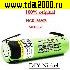Батарейка 3,6в Элемент (18650) с выводами 3400мАч LiitoKala NCR18650B (реальная емкость 3490) аккумулятор 3,7в