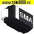 диод импортный SK34A(B340A) SMA(DO-214AC) 40V 3A Hottech Шоттки диод