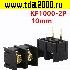 Низкие цены Клеммник на плату Разъём Клеммник 2pin шаг 10мм KF1000-2P терминальный блок  (колодка на плату для провода под винт)