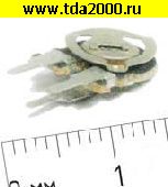 Подстроечный Резистор 220 ком вертикальный 0,125вт СП3-38А